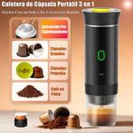 Cafetera Expreso Portátil Inalámbrica para Viajes y Camping