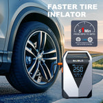 Arrancador de Batería para Coche 1500A con Compresor de Aire 150 PSI y Pantalla LCD
