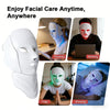 Máscara Facial y de Cuello LED Inalámbrica - Dispositivo de Fototerapia para Rejuvenecimiento y Cuidado de la Piel