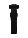 Vestido Largo Elegante Sin Tirantes y Espalda Descubierta – Estilo Tubo de Fiesta