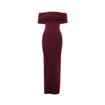Vestido Largo Elegante Sin Tirantes y Espalda Descubierta – Estilo Tubo de Fiesta