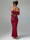 Vestido Largo Elegante Sin Tirantes y Espalda Descubierta – Estilo Tubo de Fiesta