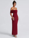 Vestido Largo Elegante Sin Tirantes y Espalda Descubierta – Estilo Tubo de Fiesta