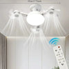 Ventilador de Techo LED con Mando a Distancia | Silencioso y 3 Velocidades