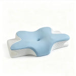 Almohada Cervical Ergonómica de Espuma Viscoelástica para Alivio del Dolor de Cuello