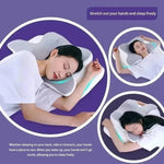 Almohada Cervical Ergonómica de Espuma Viscoelástica para Alivio del Dolor de Cuello