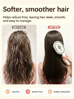 Cepillo de Vapor Eléctrico Recargable: Adiós al Frizz y Desenredado Perfecto