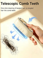 Cepillo de Vapor Eléctrico Recargable: Adiós al Frizz y Desenredado Perfecto