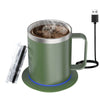 Taza Inteligente Autocalentable con Base USB y Tapa