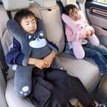 Almohada de Viaje Infantil en Forma de H para Coche - Diseño de Animalitos