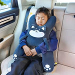 Almohada de Viaje Infantil en Forma de H para Coche - Diseño de Animalitos