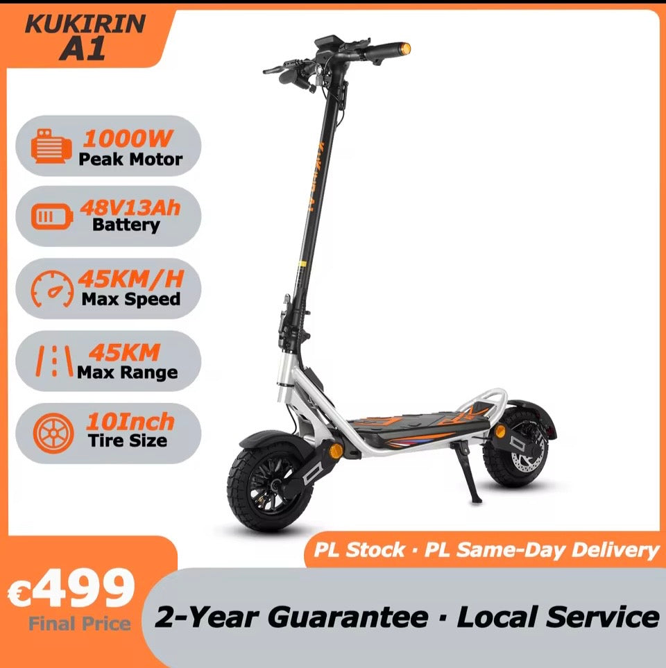 Patinete Eléctrico Kukirin A1 Premium – 45 km/h & Ruedas 10"