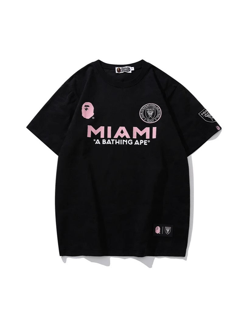 Camiseta Camuflaje BAPE x Inter Miami)