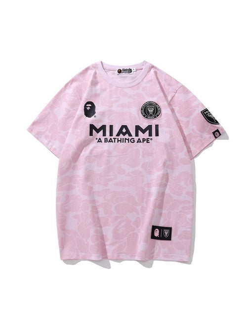 Camiseta Camuflaje BAPE x Inter Miami)