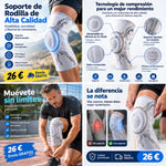 Rodillera Ortopédica Deportiva Ajustable con Soporte de Rotuliana para Baloncesto y Running