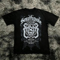 Camiseta Oversized Estilo Y2K Gothic - Unisex Algodón Premium