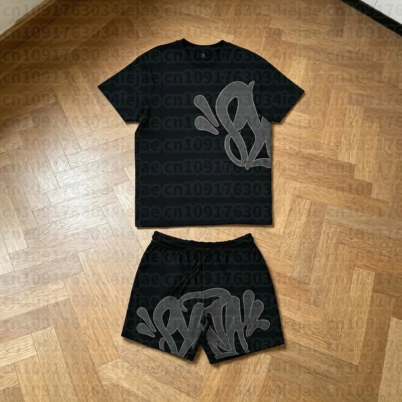 Conjunto Urbano de Camiseta y Shorts Synaworld – Estilo Central Cee