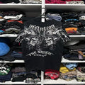 Camiseta Estilo Gótico Grunge Y2K – Estampado 3D Urbano con Calaveras y Cruces