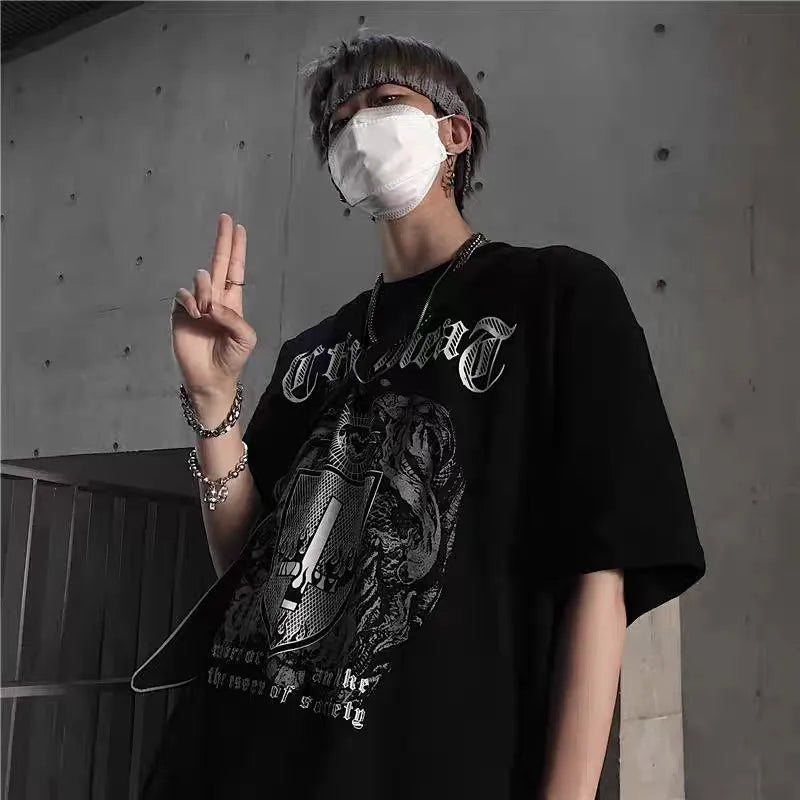 Camiseta Estilo Urbano Oversize - Diseño Gráfico