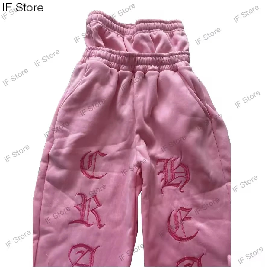 Conjunto de Chándal Y2K Streetwear – Sudadera con Capucha y Bordado Harajuku