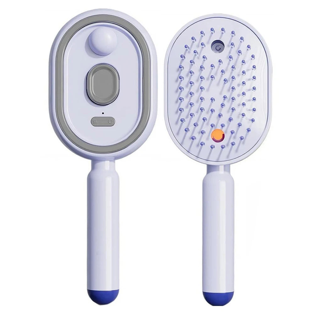 Cepillo de Vapor Eléctrico Recargable: Adiós al Frizz y Desenredado Perfecto