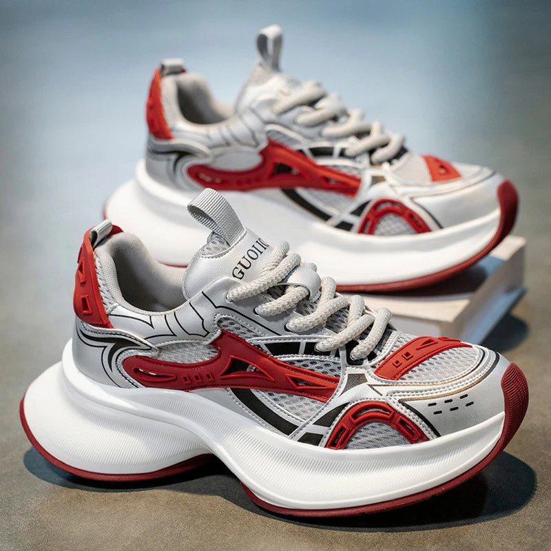 Sneakers" - Suela Gruesa con Aumento de Altura