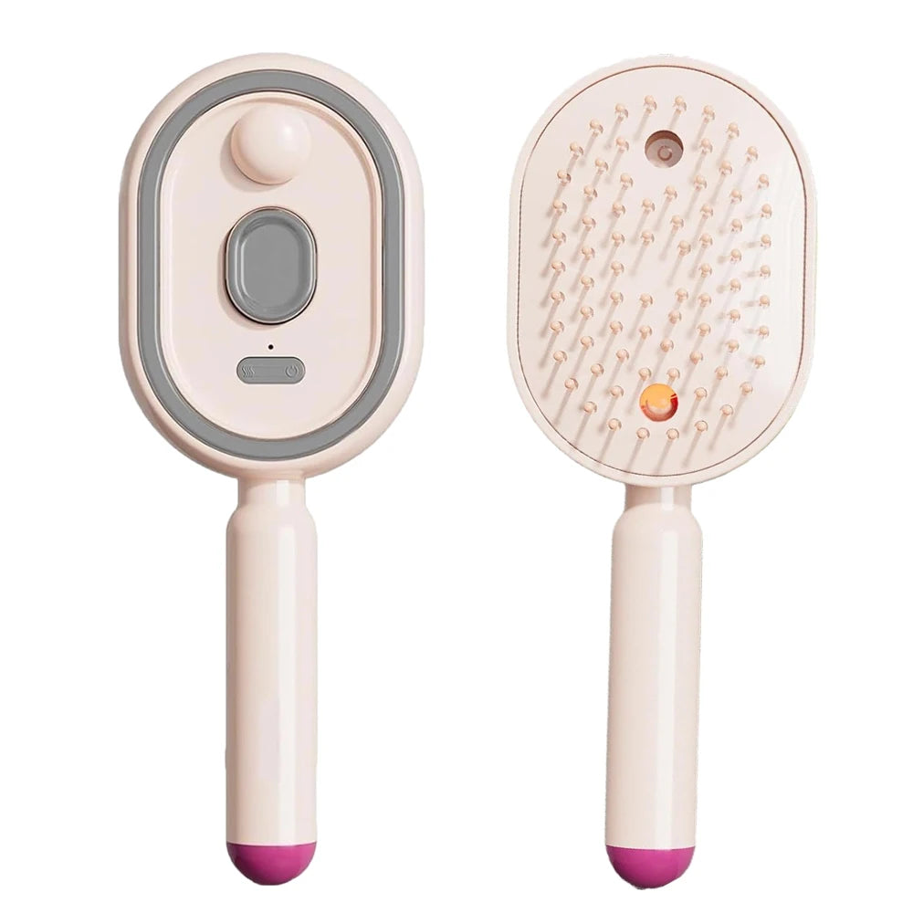 Cepillo de Vapor Eléctrico Recargable: Adiós al Frizz y Desenredado Perfecto