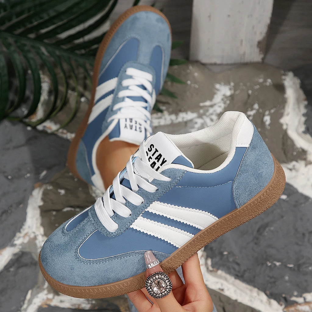 Zapatillas Deportivas Casuales para Mujer – Estilo Retro y Comodidad Ligera