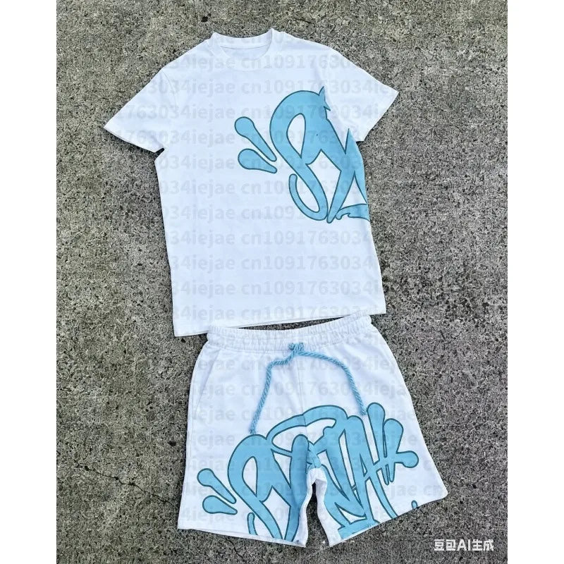 Conjunto Urbano de Camiseta y Shorts Synaworld – Estilo Central Cee