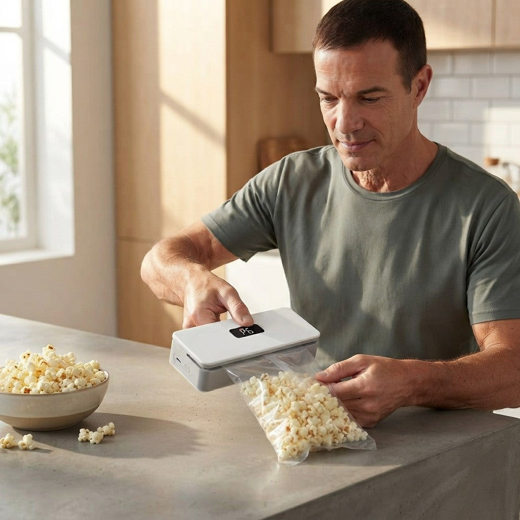 Sellador Portátil de Bolsas al Vacío - Mantén tus Alimentos Frescos