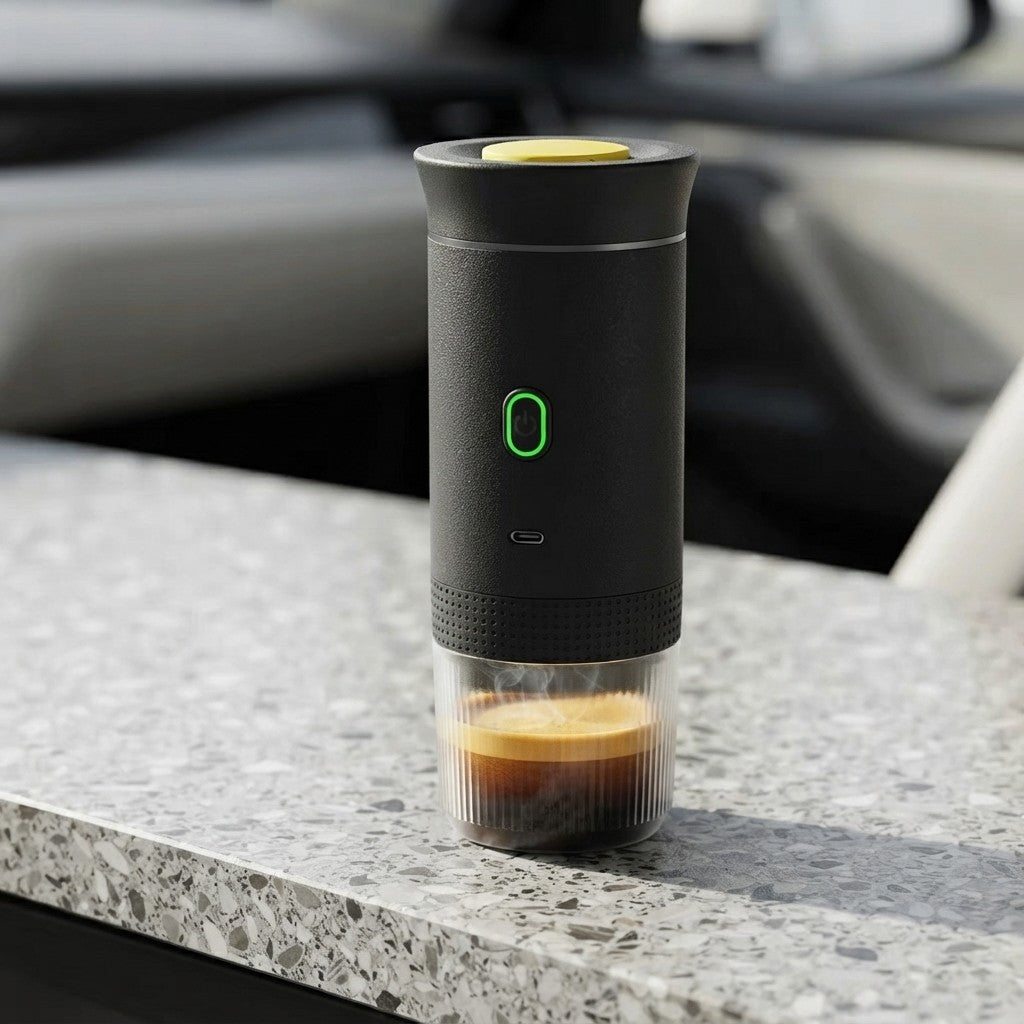 Cafetera Expreso Portátil Inalámbrica para Viajes y Camping