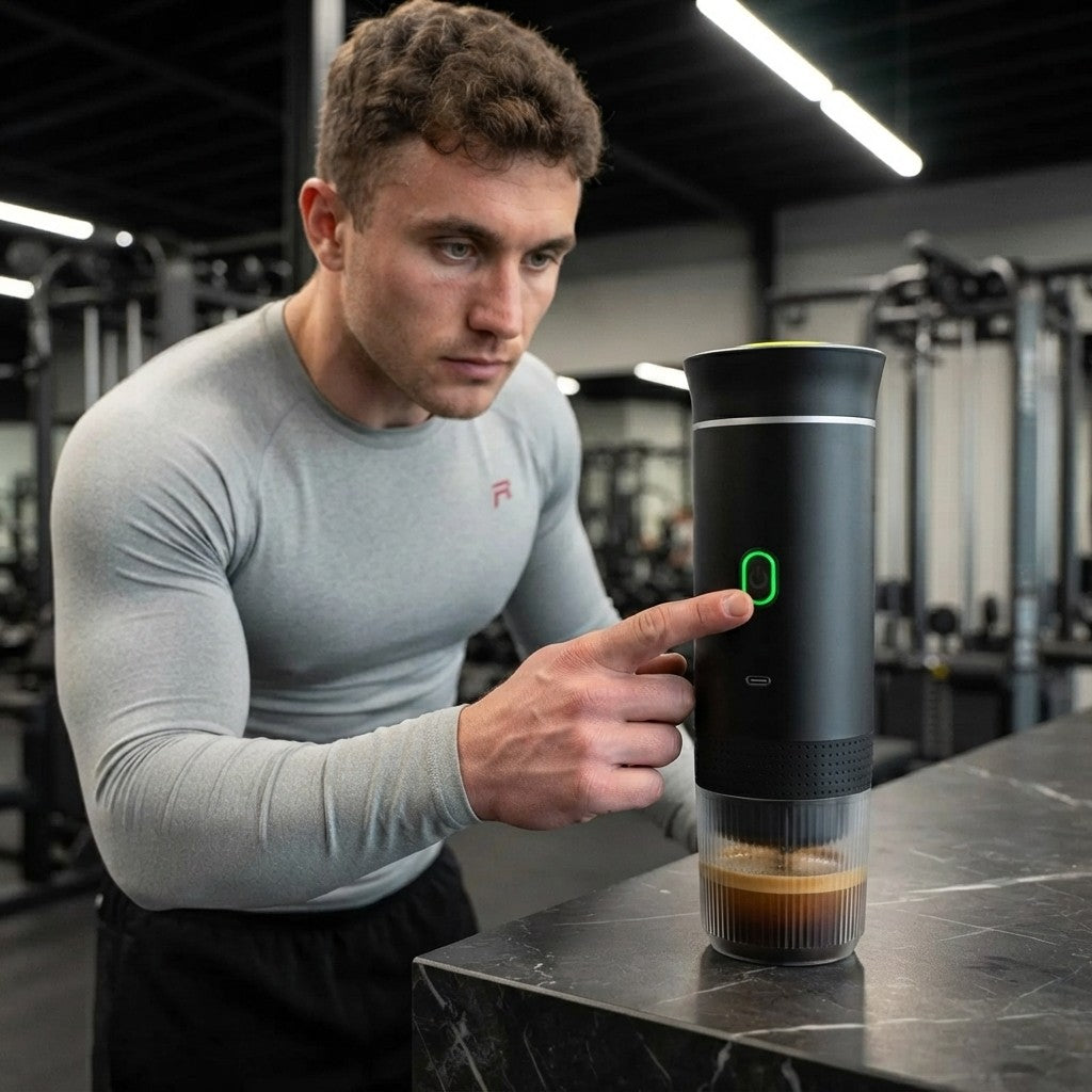 Cafetera Expreso Portátil Inalámbrica para Viajes y Camping