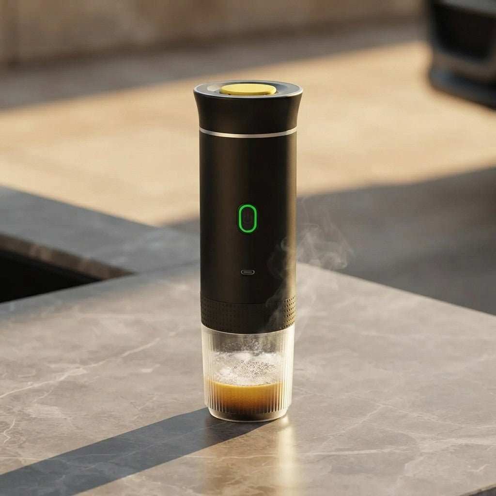 Cafetera Expreso Portátil Inalámbrica para Viajes y Camping