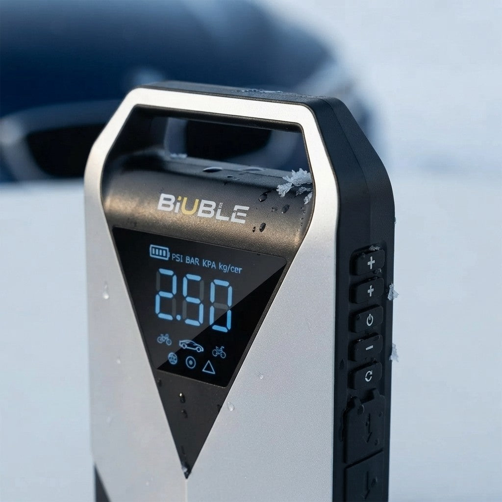 Arrancador de Batería para Coche 1500A con Compresor de Aire 150 PSI y Pantalla LCD