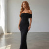 Vestido Largo Elegante Sin Tirantes y Espalda Descubierta – Estilo Tubo de Fiesta