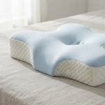 Almohada Cervical Ergonómica de Espuma Viscoelástica para Alivio del Dolor de Cuello