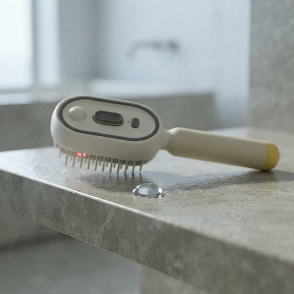 Cepillo de Vapor Eléctrico Recargable: Adiós al Frizz y Desenredado Perfecto