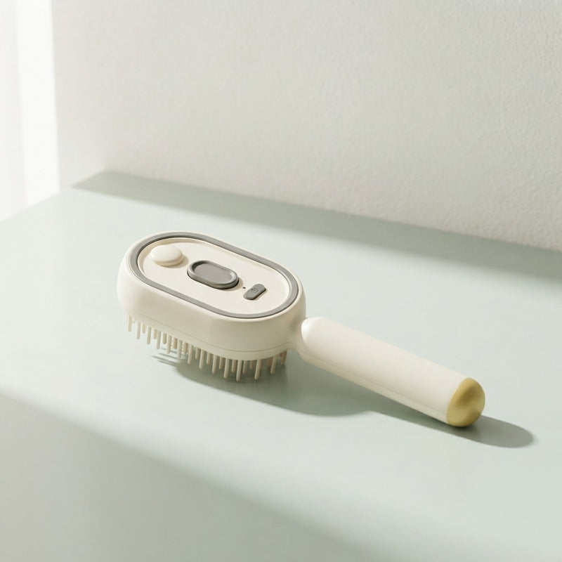 Cepillo de Vapor Eléctrico Recargable: Adiós al Frizz y Desenredado Perfecto