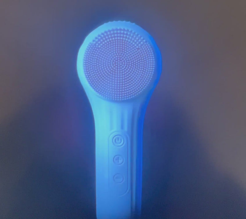 Cepillo Limpiador Facial Sónico y Exfoliante con Masaje Térmico